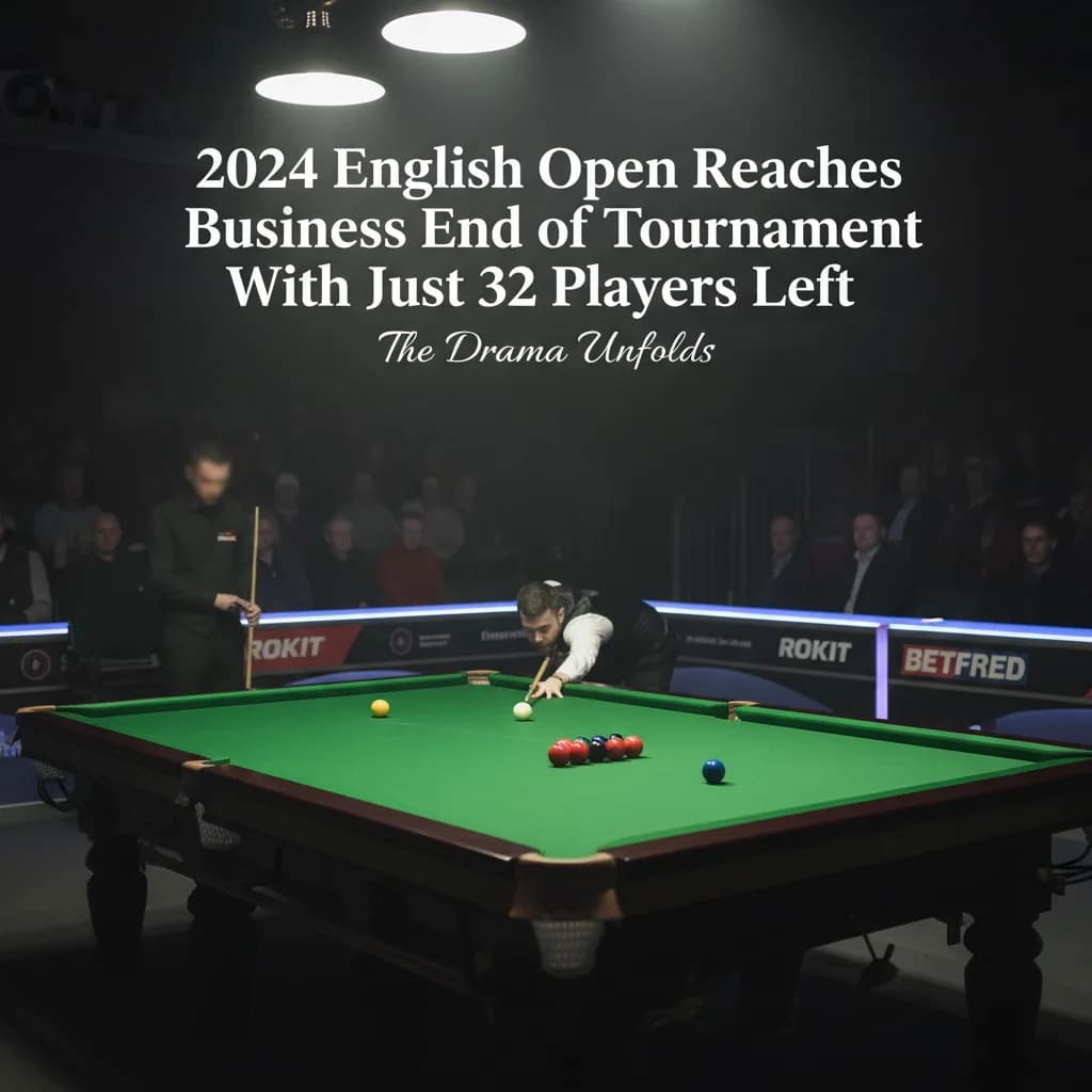 2024 English Open Reaches Business End of Tournament With Just 32 Players Left