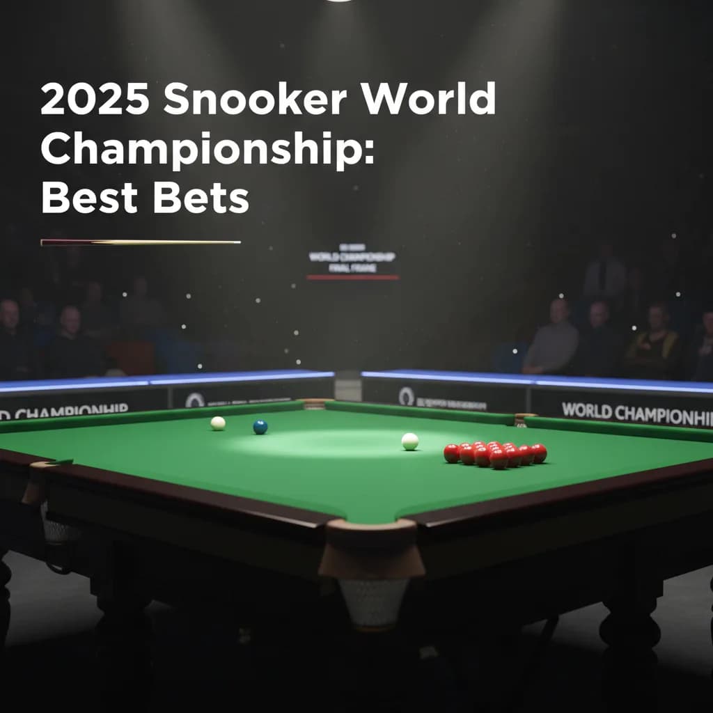 2025 Snooker World Championship: Best Bets
