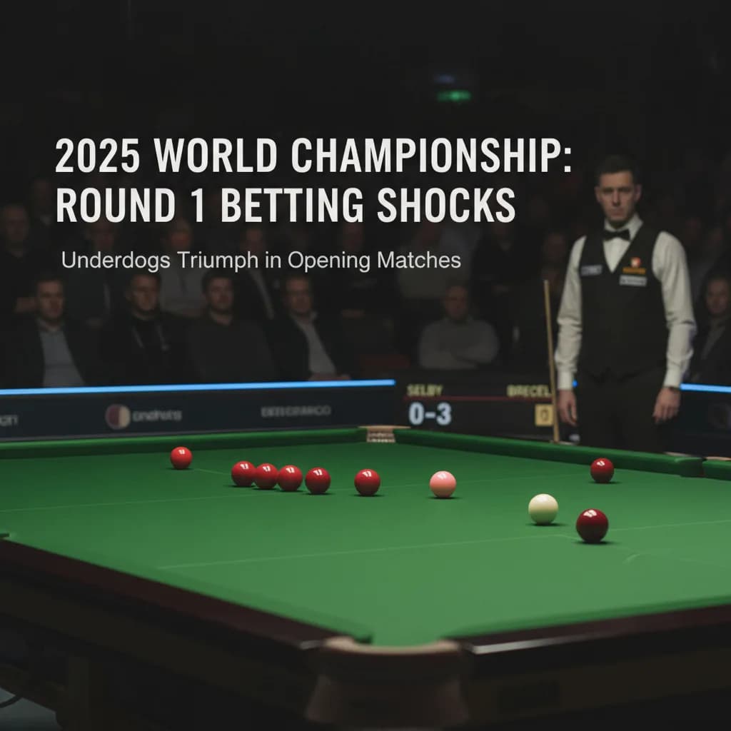 2025 World Championship: Round 1 Betting Shocks