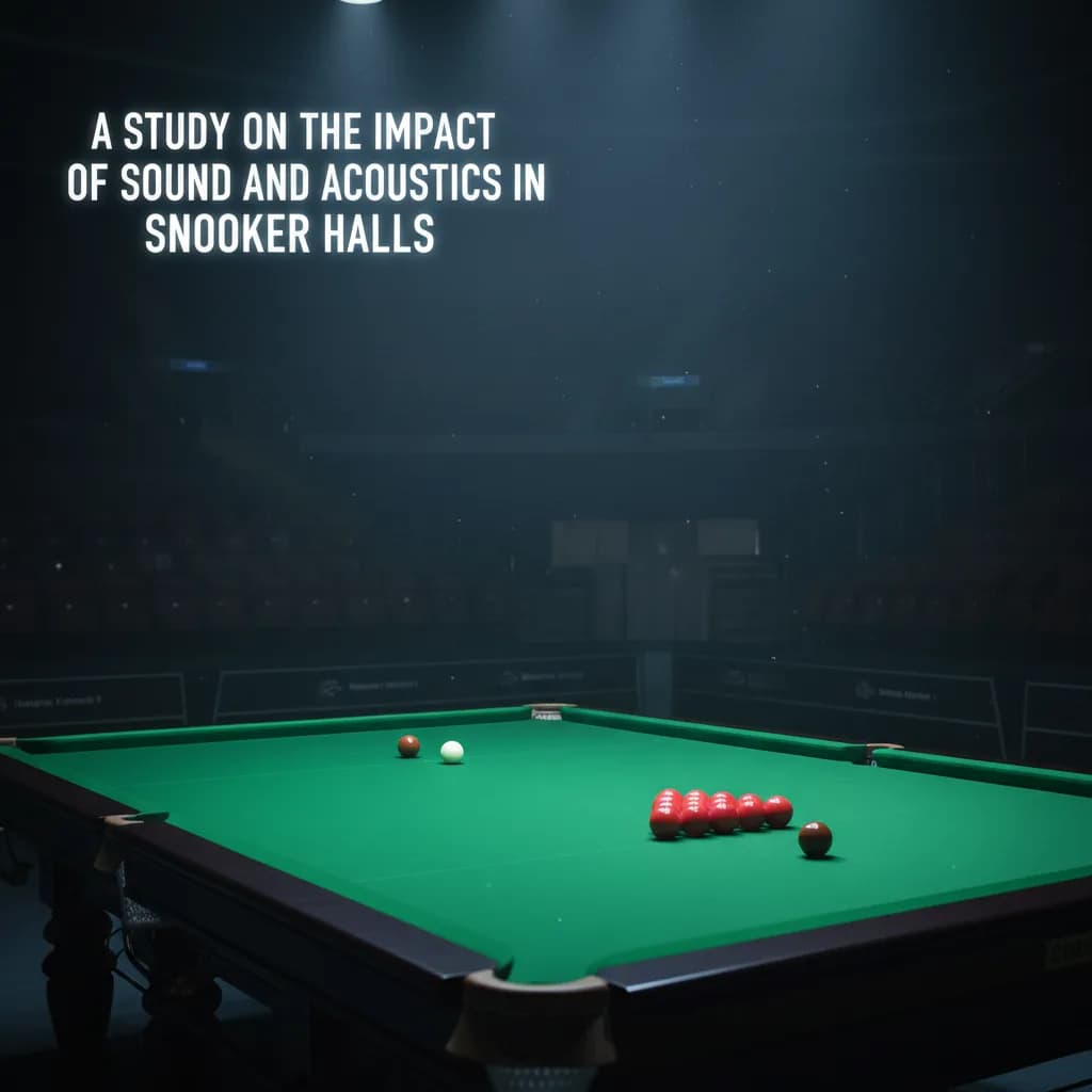 A Study on the Impact of Sound and Acoustics in Snooker Halls