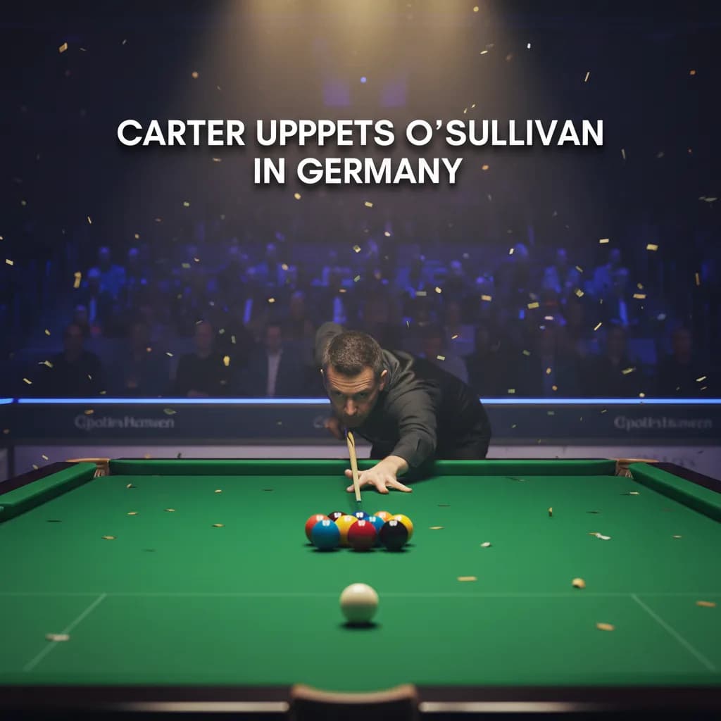 Carter Upsets O'Sullivan in Germany
