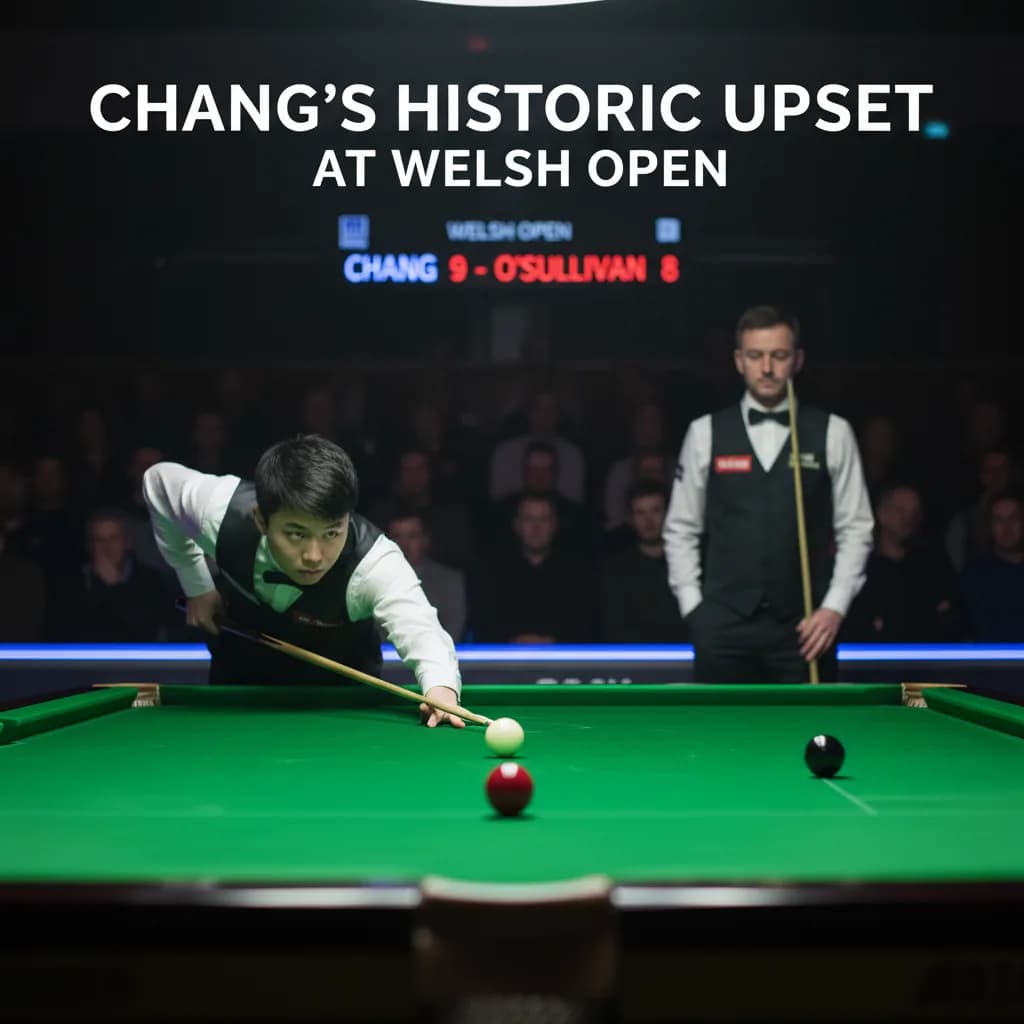 Chang's Historic Upset at Welsh Open