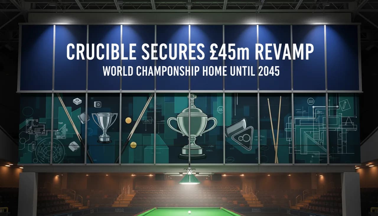 Crucible Secures £45m Revamp as World Championship Home Until 2045