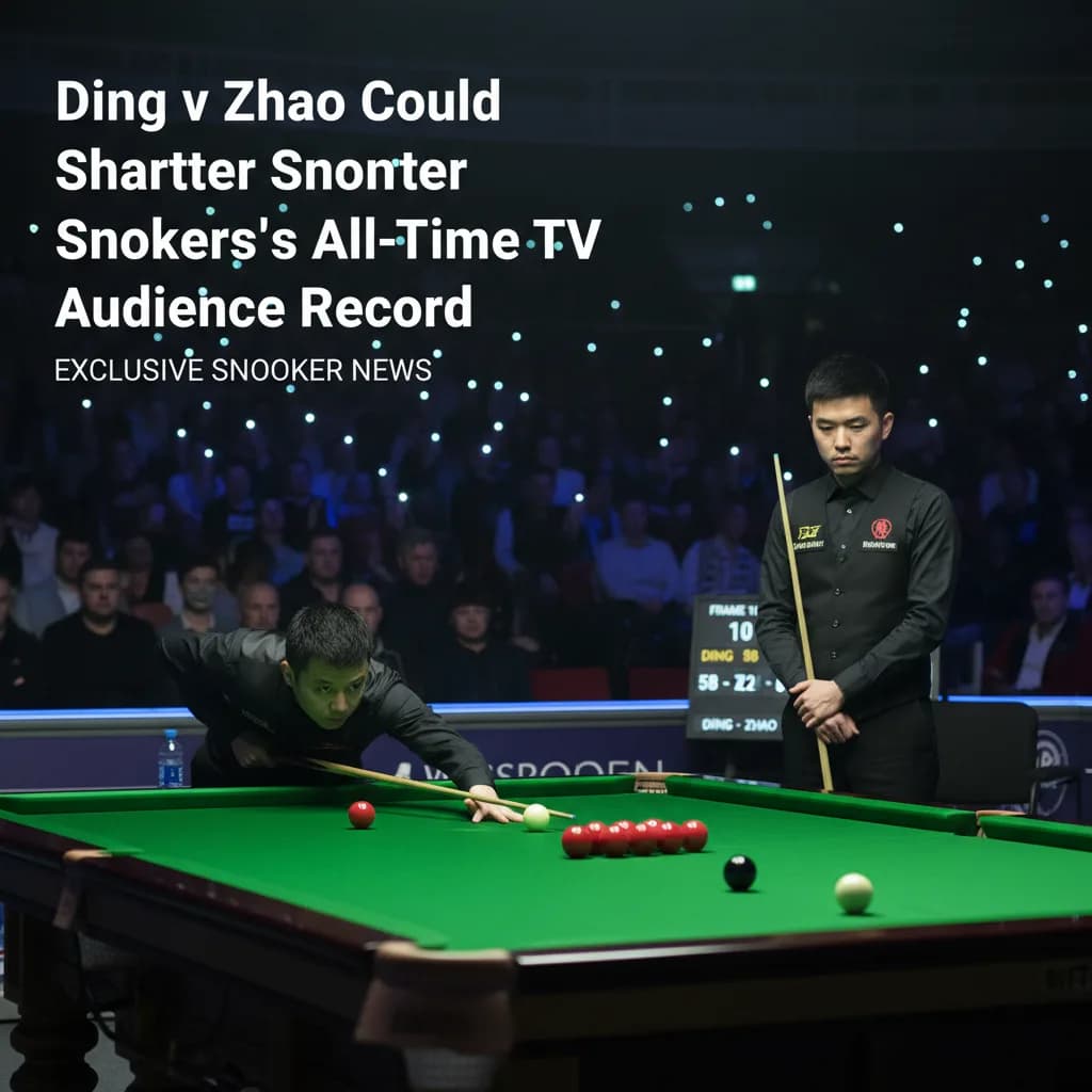 Ding v Zhao Could Shatter Snooker's All-Time TV Audience Record