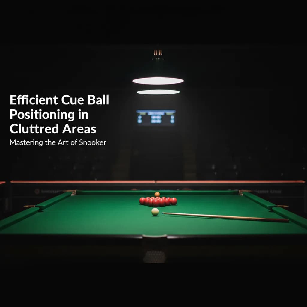 Efficient Cue Ball Positioning in Cluttered Areas