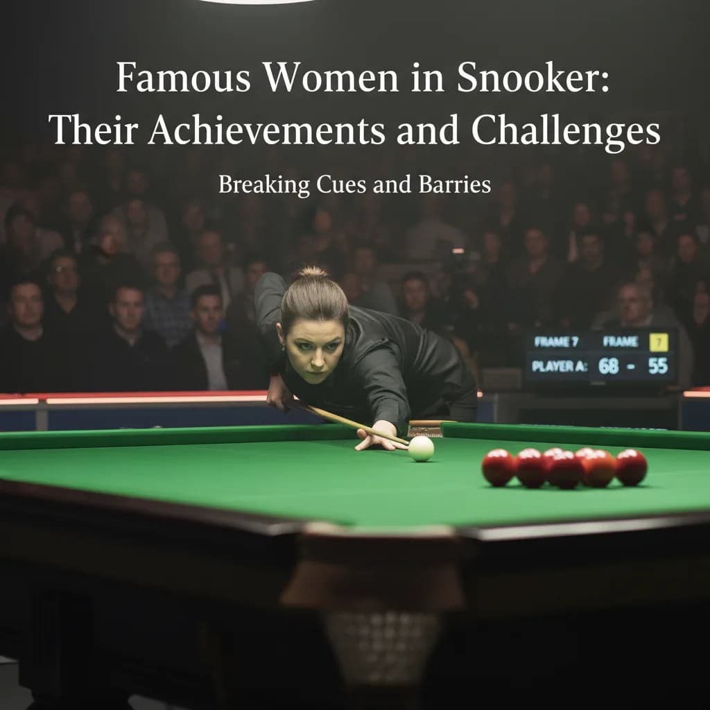 Famous Women in Snooker: Their Achievements and Challenges