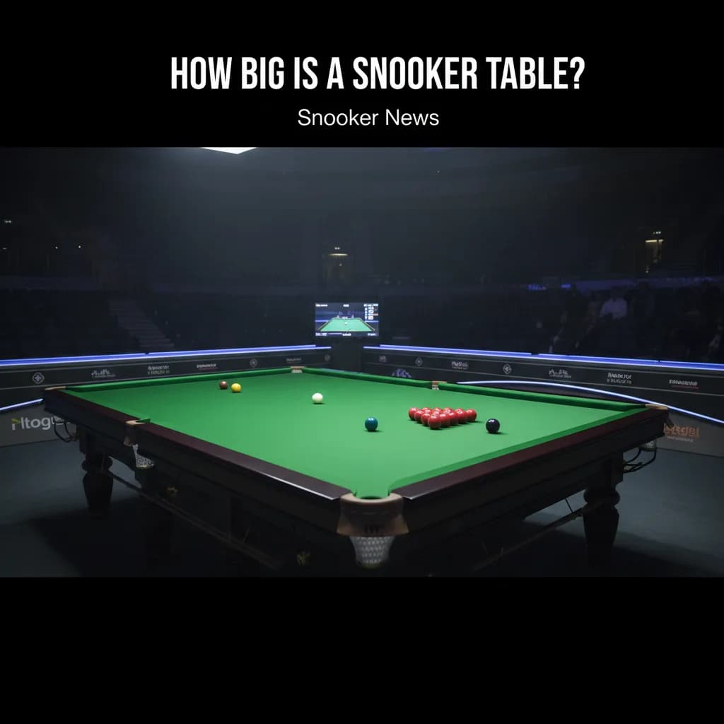 How Big Is A Snooker Table?