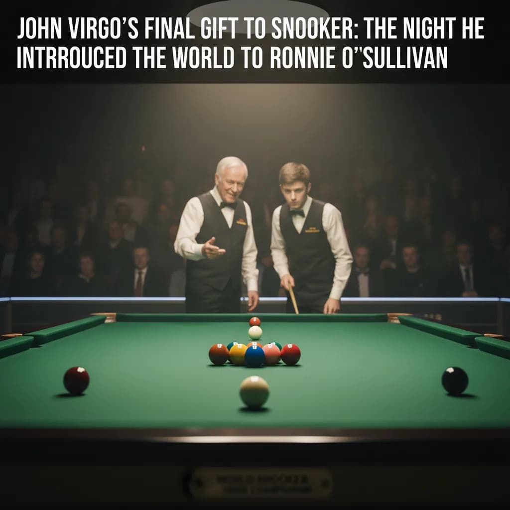 John Virgo's Final Gift to Snooker: The Night He Introduced the World to Ronnie O'Sullivan
