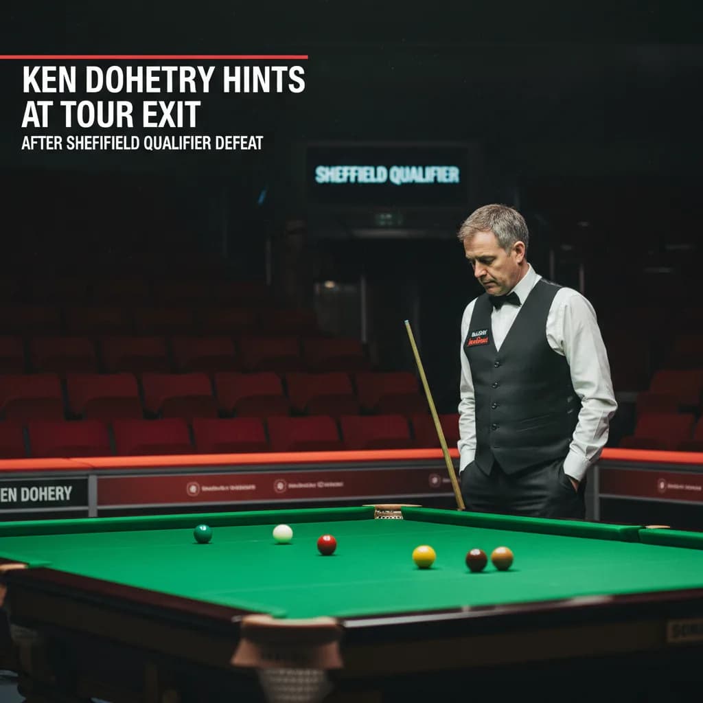 Ken Doherty Hints at Tour Exit After Sheffield Qualifier Defeat