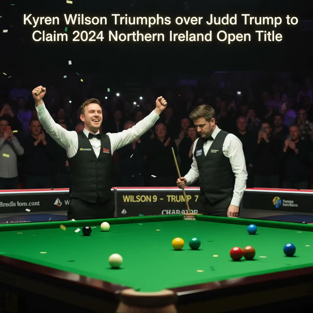 Kyren Wilson Triumphs over Judd Trump to Claim 2024 Northern Ireland Open Title