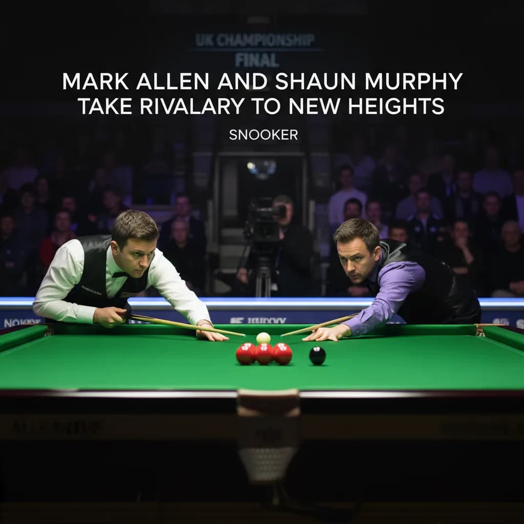 Mark Allen and Shaun Murphy take rivalry to new heights after UK Championship