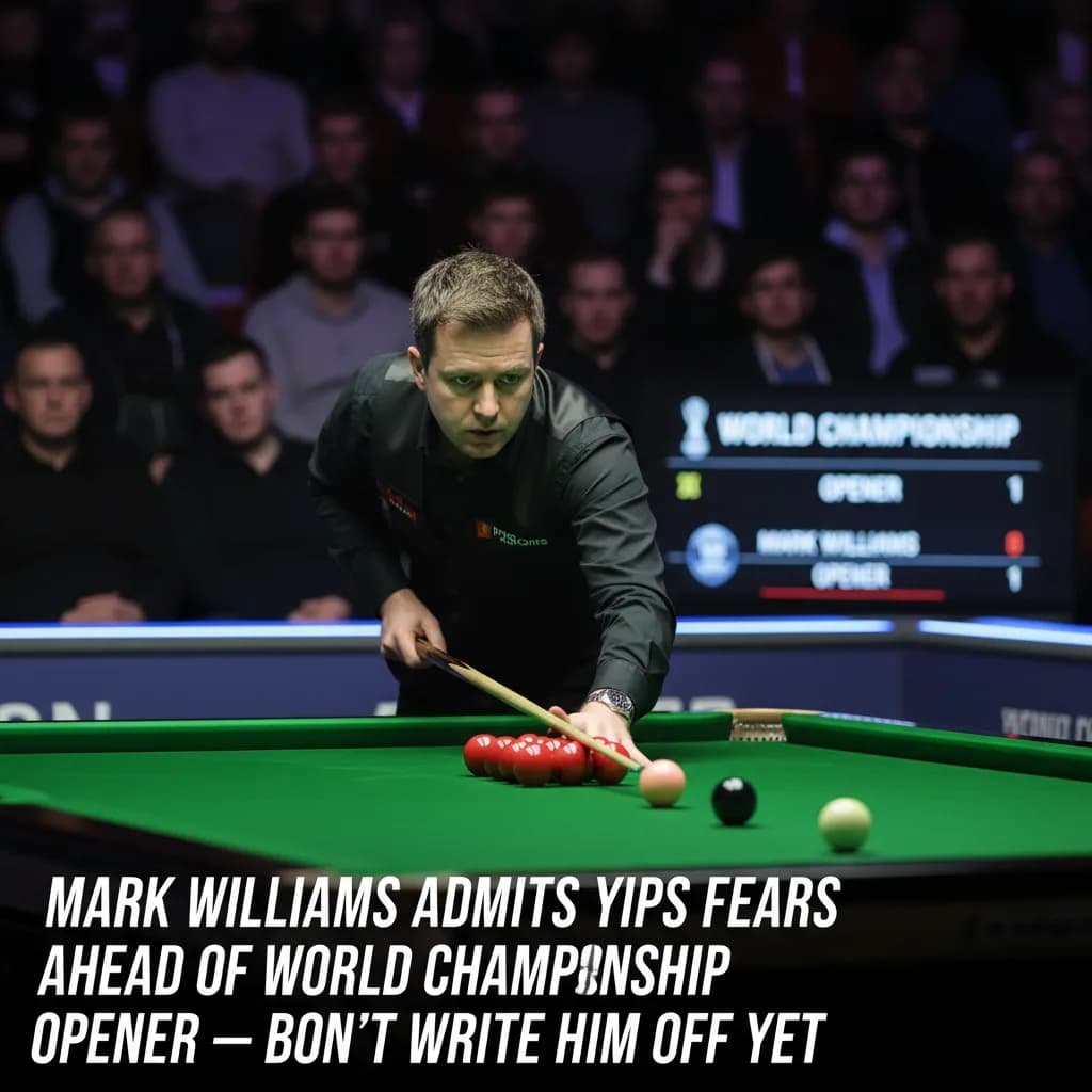 Mark Williams Admits Yips Fears Ahead of World Championship Opener — But Don't Write Him Off Yet