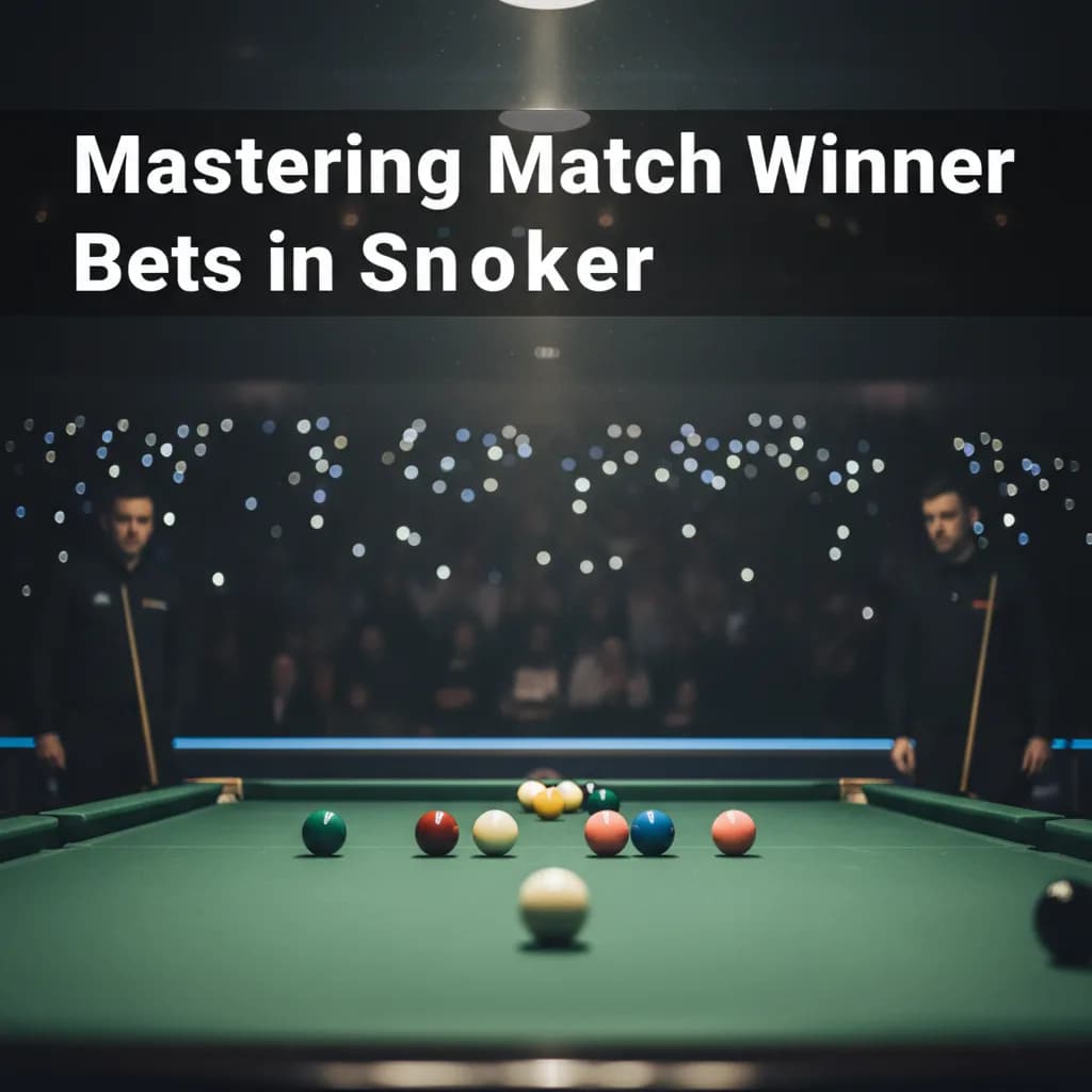 Mastering Match Winner Bets in Snooker