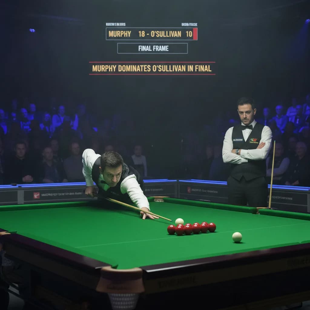 Murphy dominates O'Sullivan in final