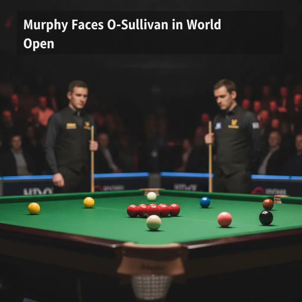 Murphy Faces O'Sullivan in World Open