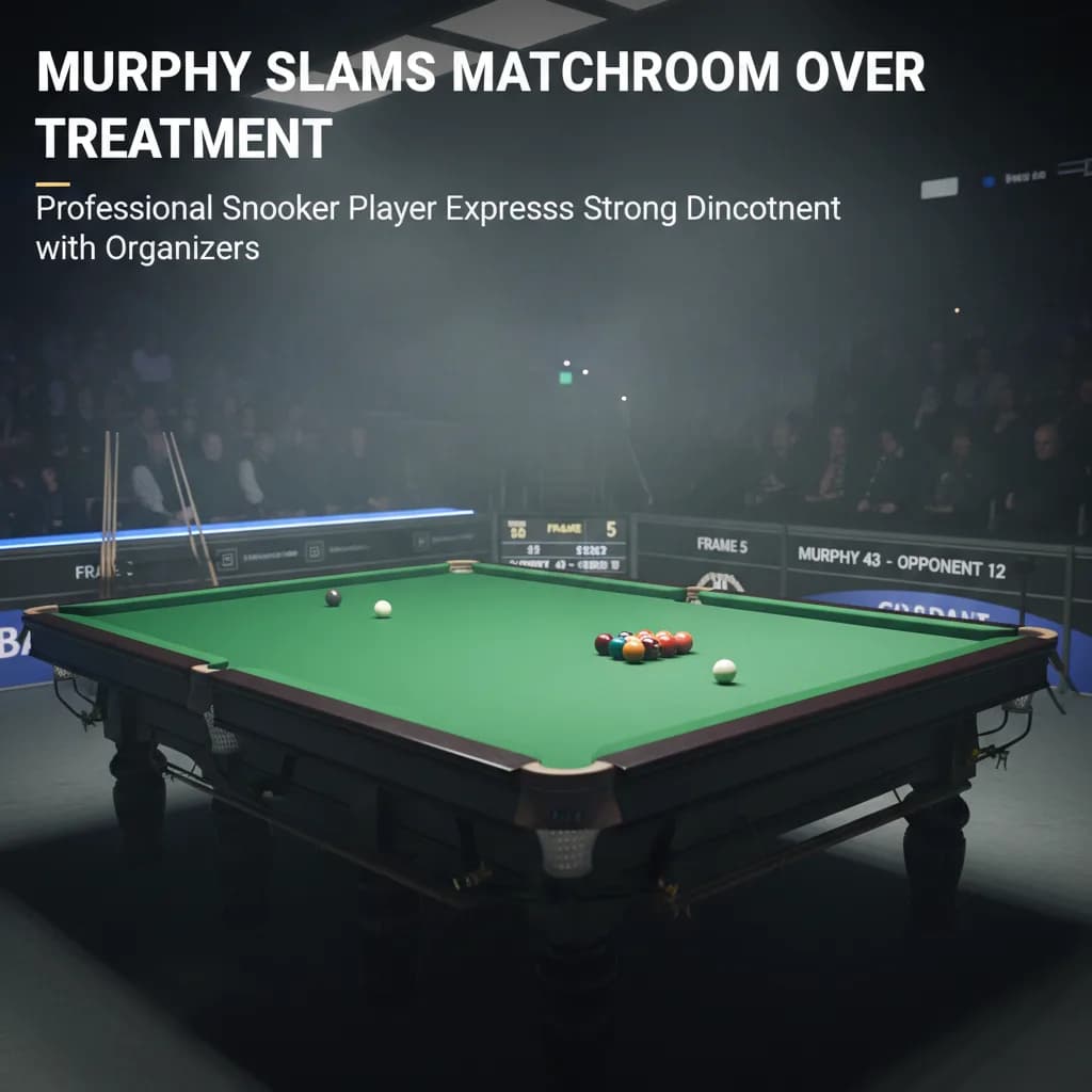 Murphy slams Matchroom over treatment