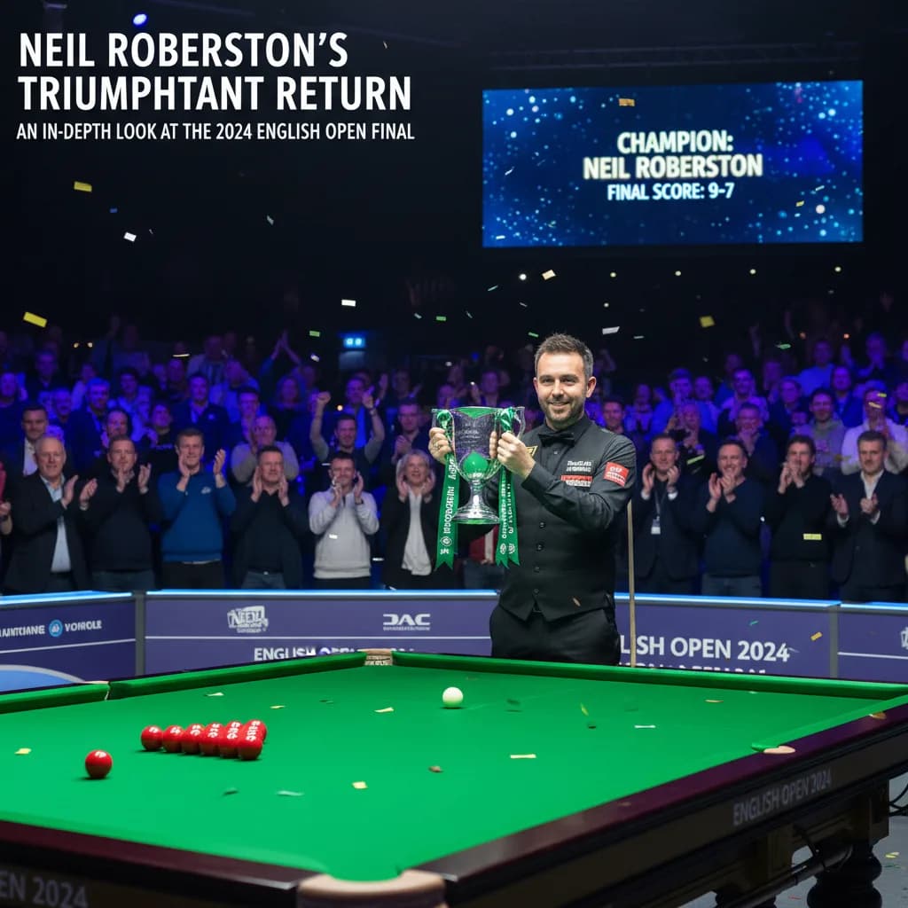 Neil Robertson’s Triumphant Return: An In-Depth Look at the 2024 English Open Final