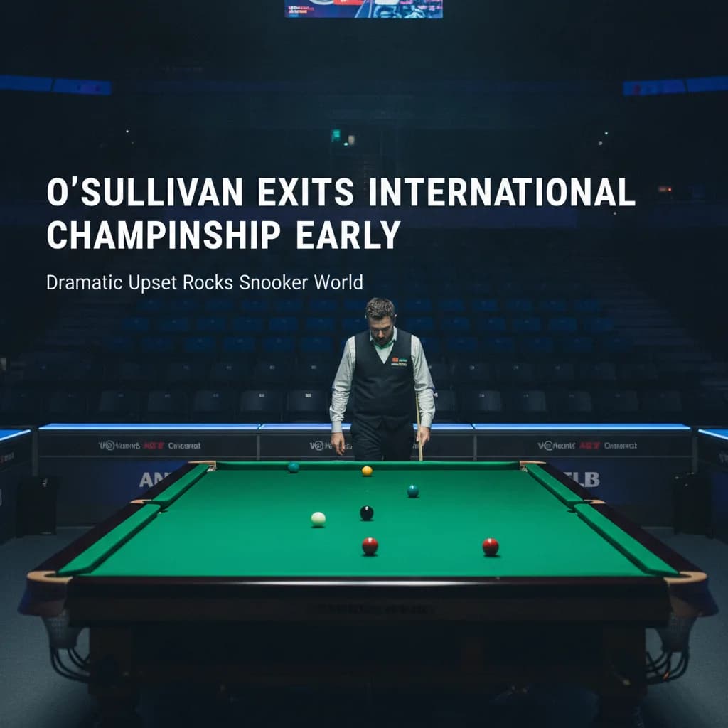 O'Sullivan Exits International Championship Early