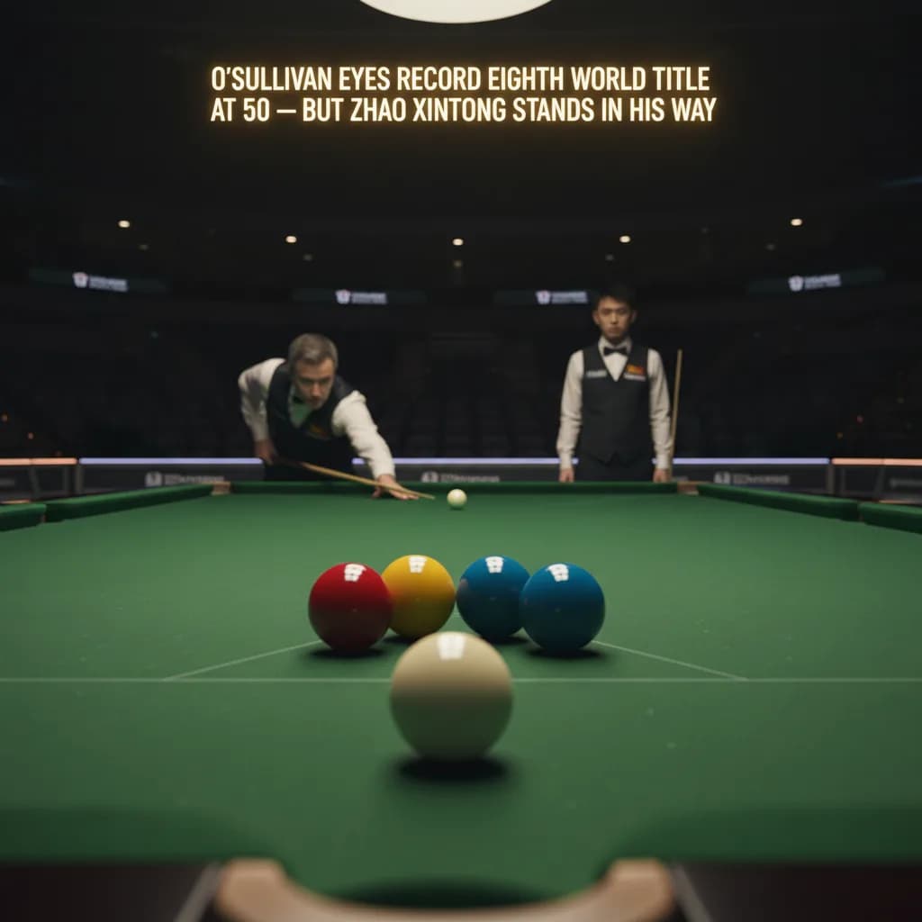 O'Sullivan Eyes Record Eighth World Title at 50 — But Zhao Xintong Stands in His Way
