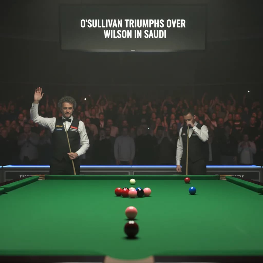 O'Sullivan Triumphs Over Wilson in Saudi