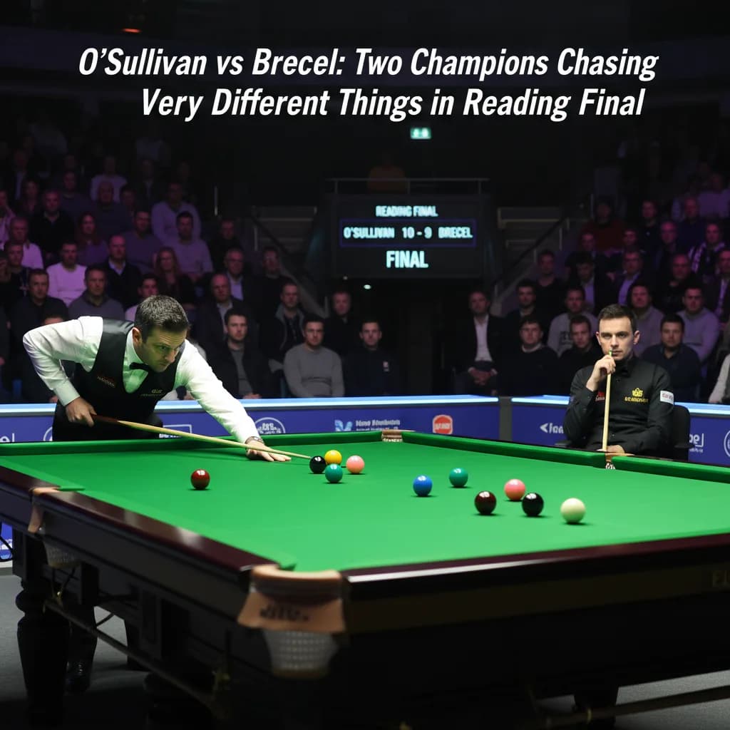 O'Sullivan vs Brecel: Two Champions Chasing Very Different Things in Reading Final