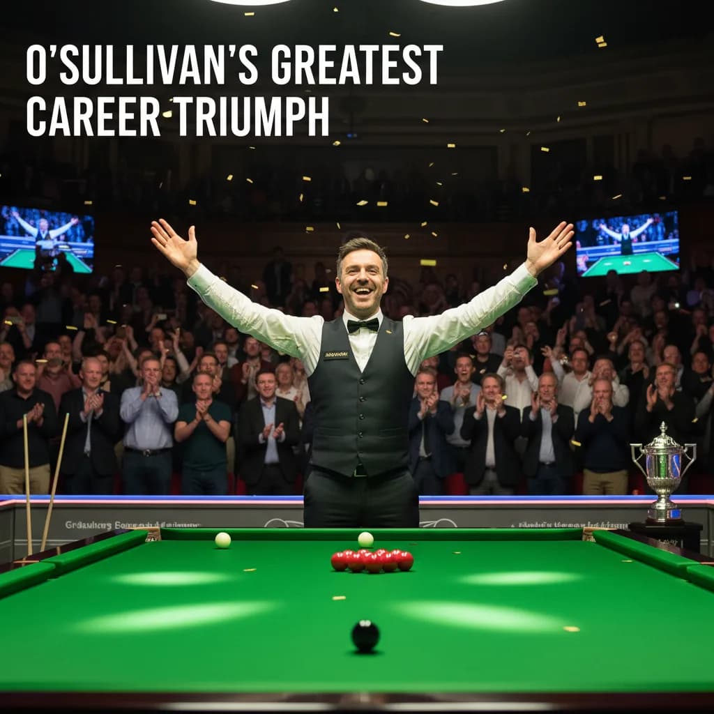 O'Sullivan's Greatest Career Triumph