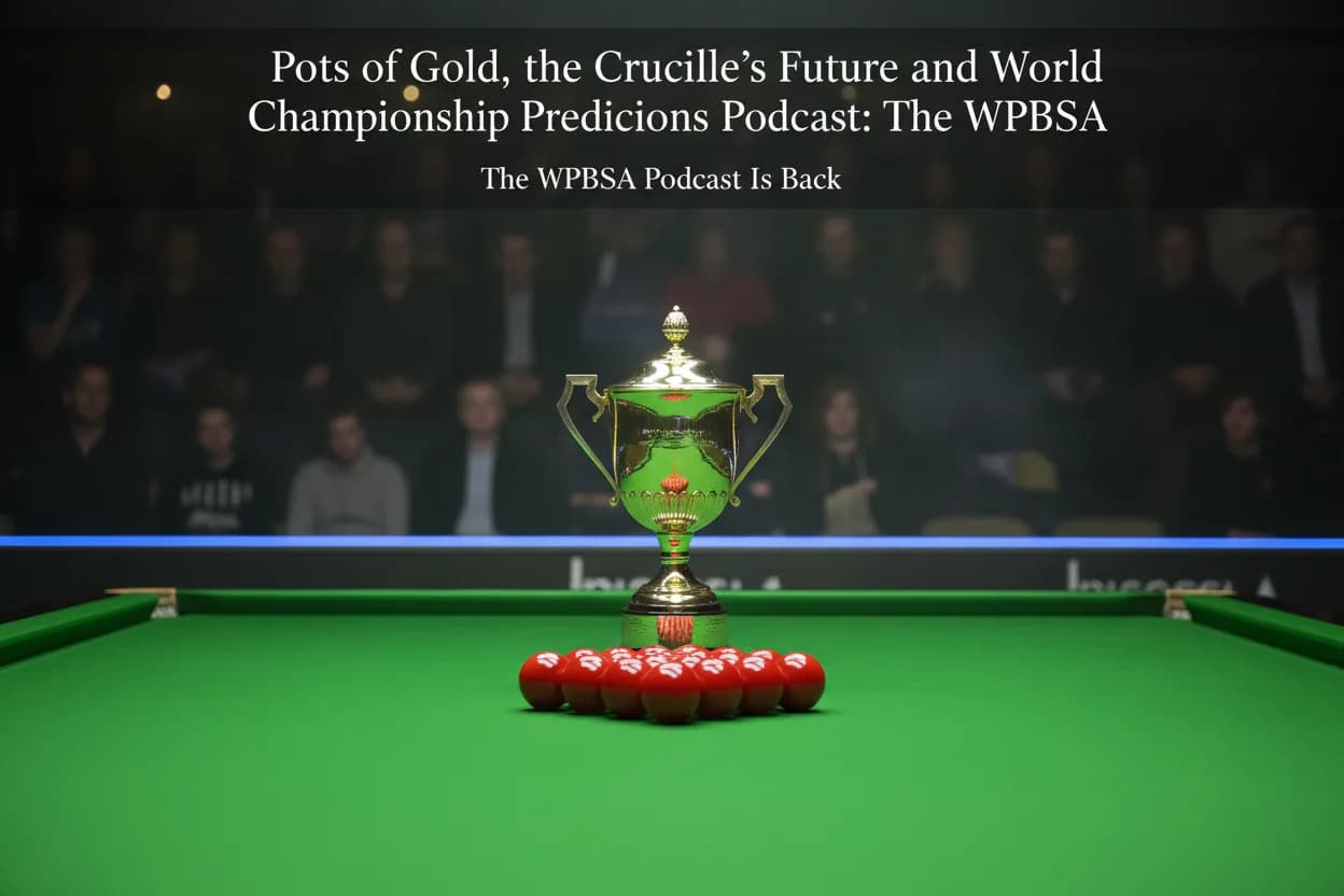 Pots of Gold, the Crucible's Future and World Championship Predictions: The WPBSA Podcast Is Back