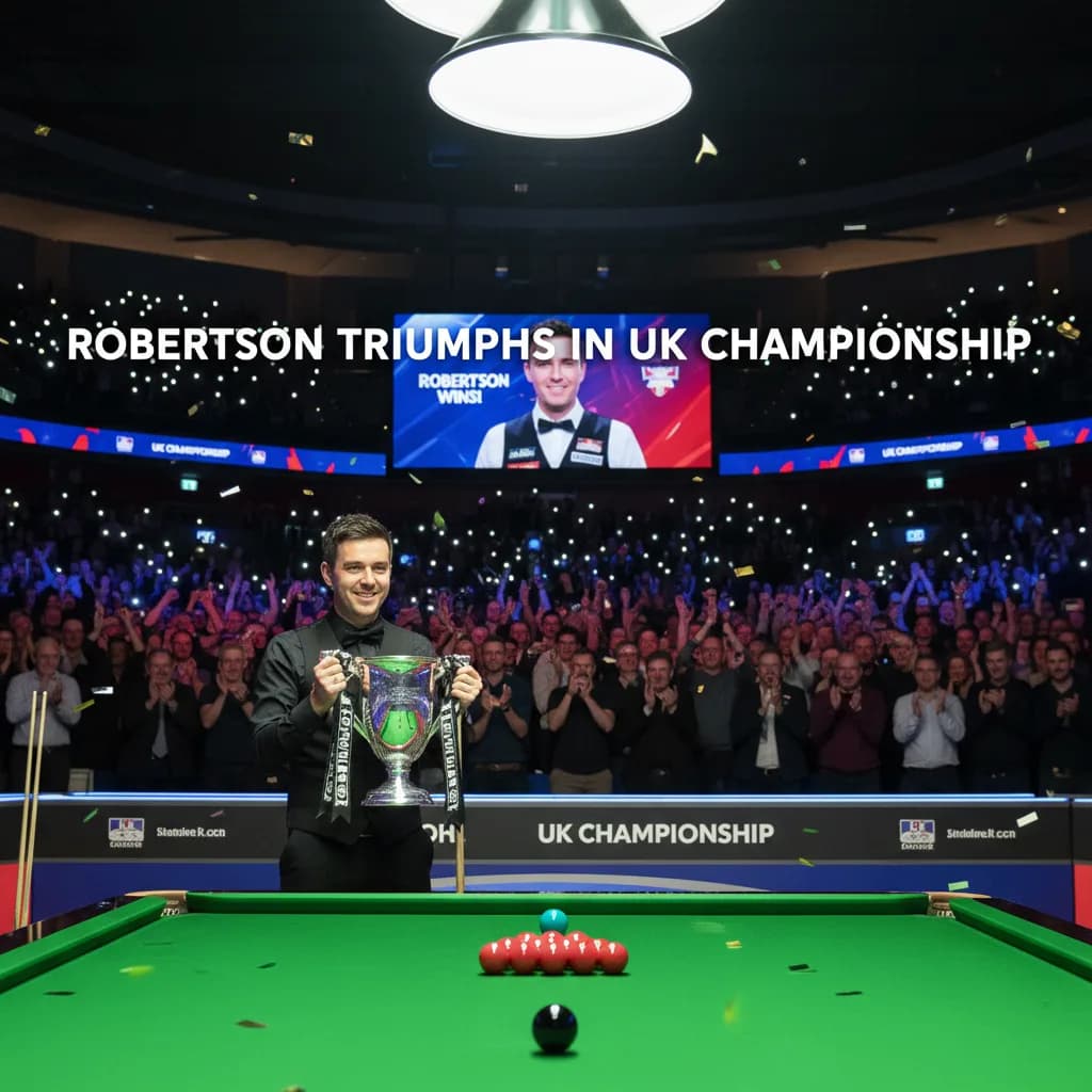 Robertson Triumphs in UK Championship