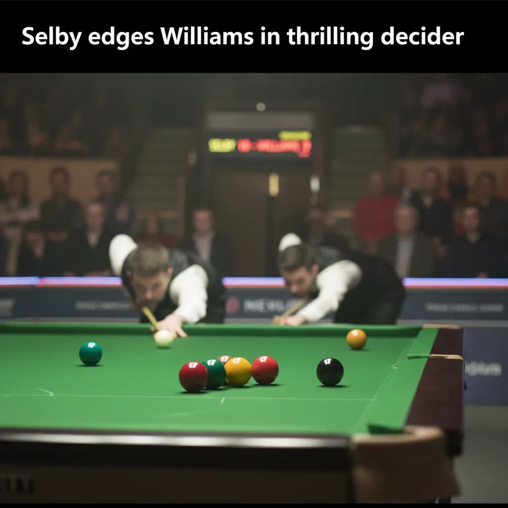 Selby edges Williams in thrilling decider
