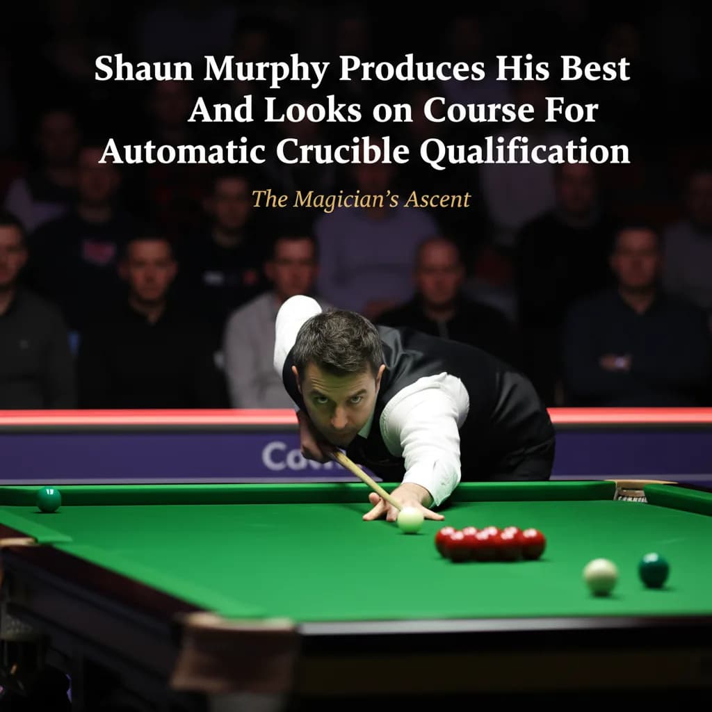 Shaun Murphy Produces His Best And Looks on Course For Automatic Crucible Qualification