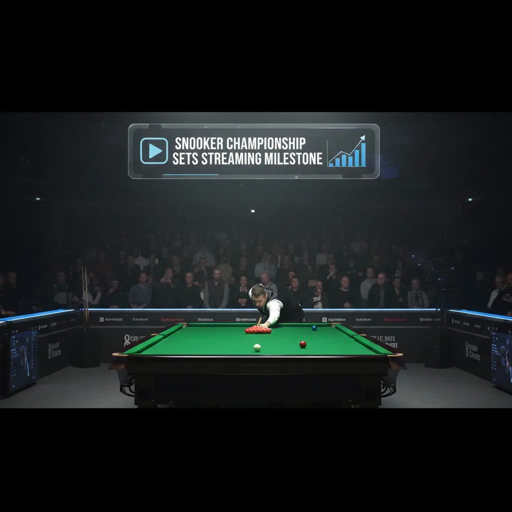 Snooker Championship Sets Streaming Milestone