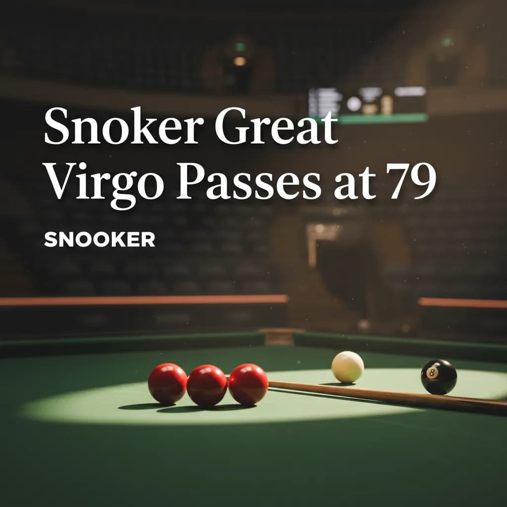 Snooker Great Virgo Passes at 79