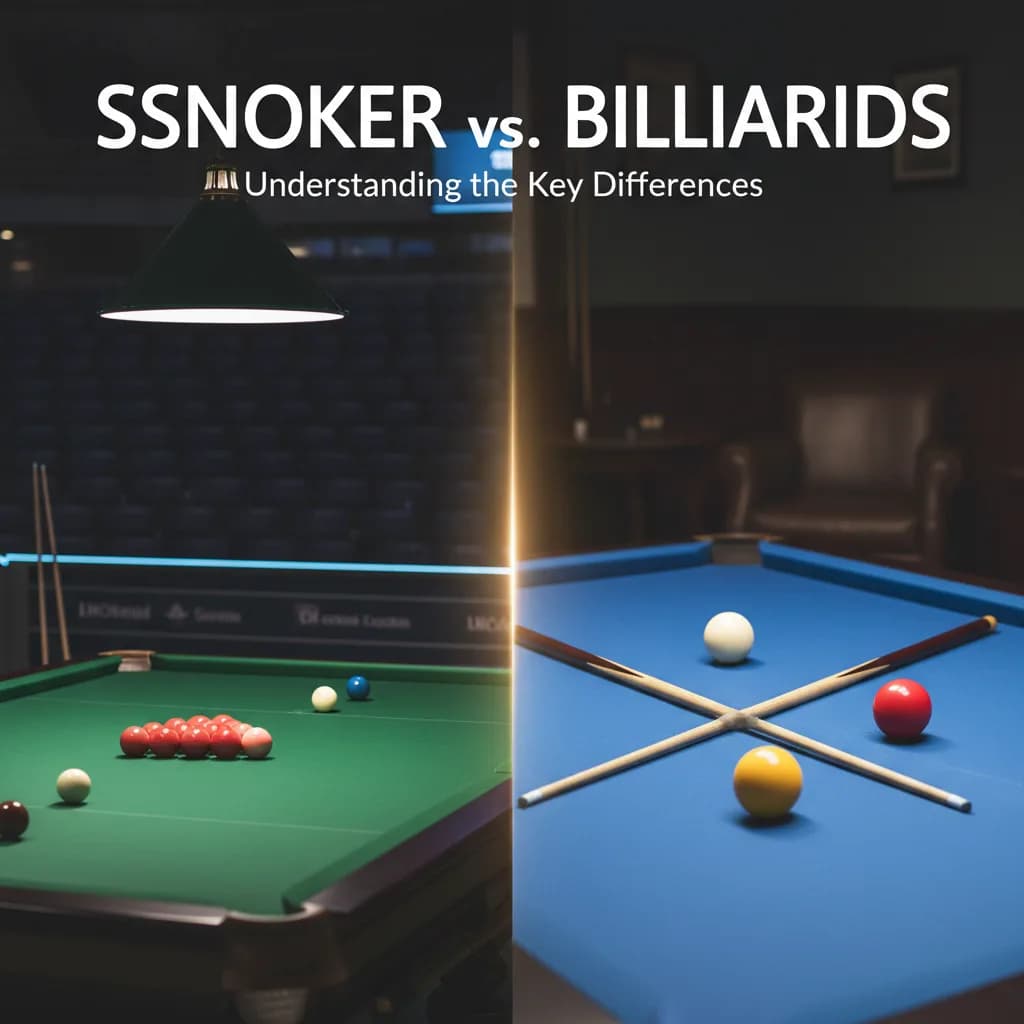 Snooker vs. Billiards: Understanding the Key Differences