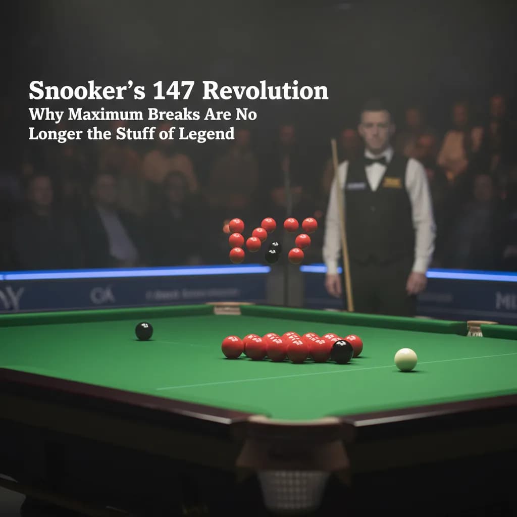 Snooker's 147 Revolution: Why Maximum Breaks Are No Longer the Stuff of Legend