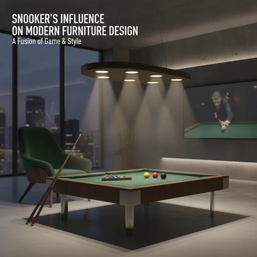Snooker's Influence on Modern Furniture Design