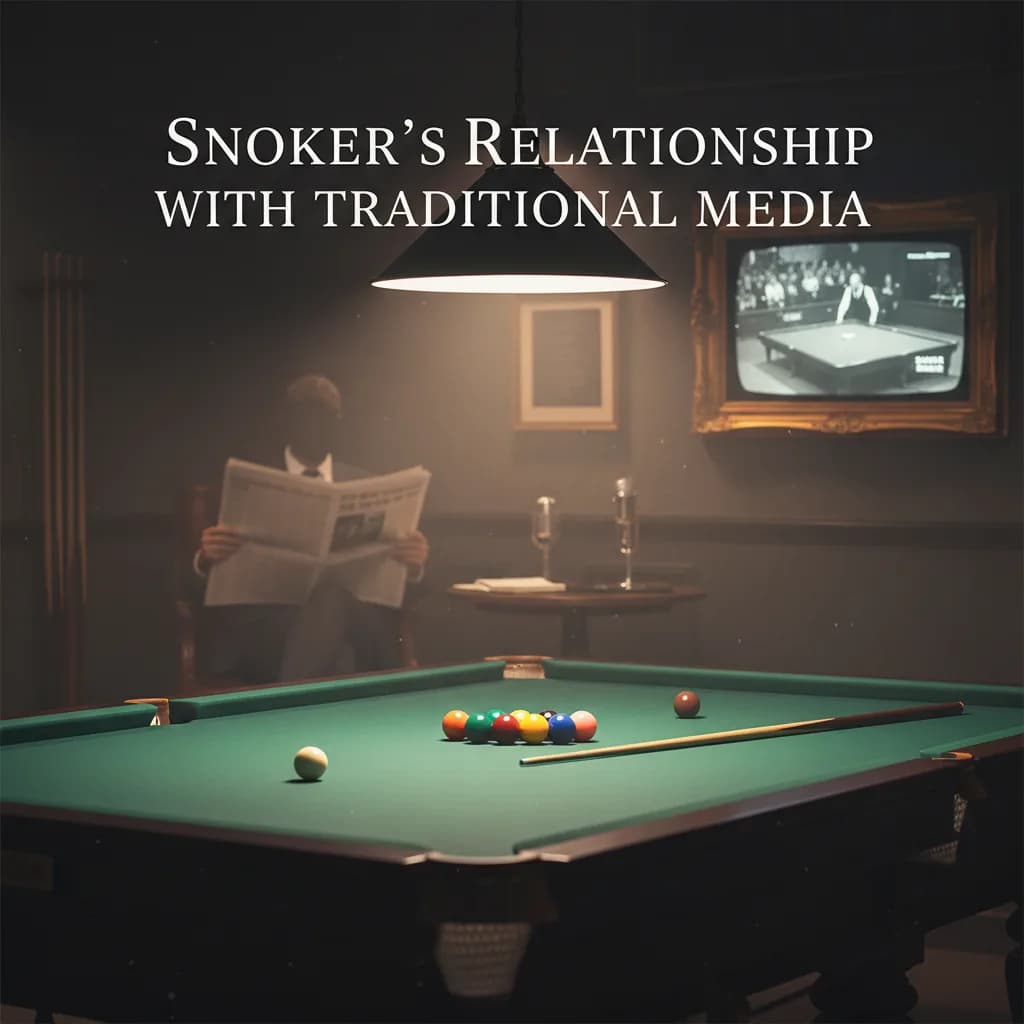 Snooker's Relationship with Traditional Media