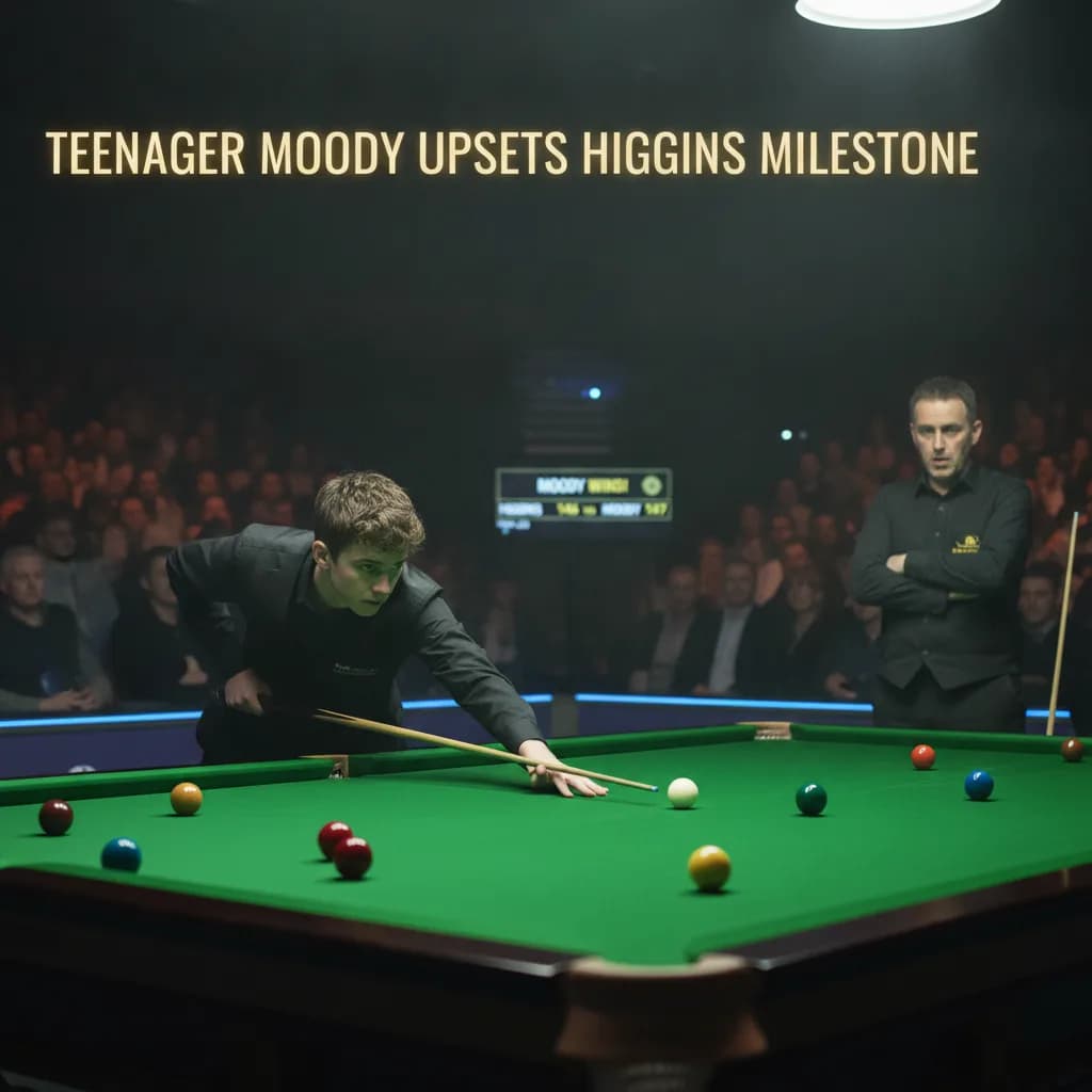 Teenager Moody Upsets Higgins Milestone