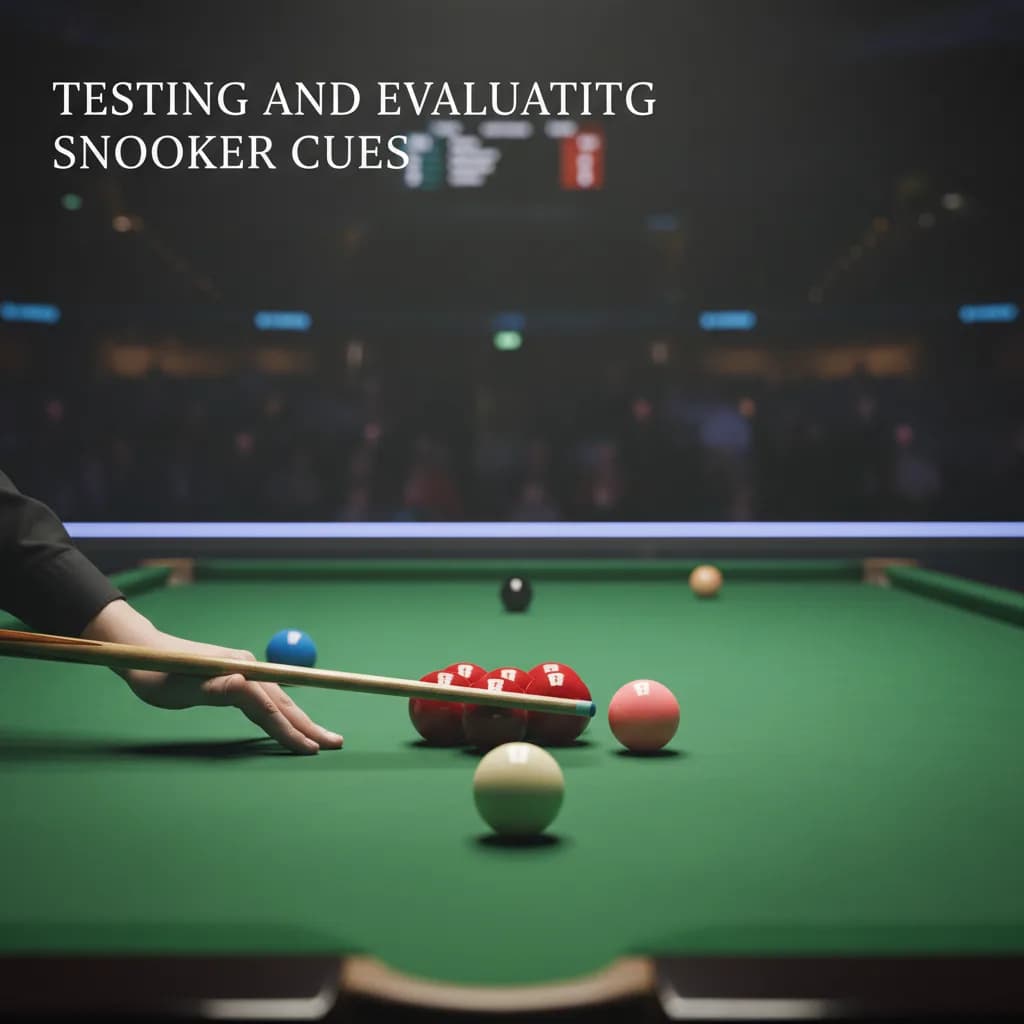 Testing and Evaluating Snooker Cues