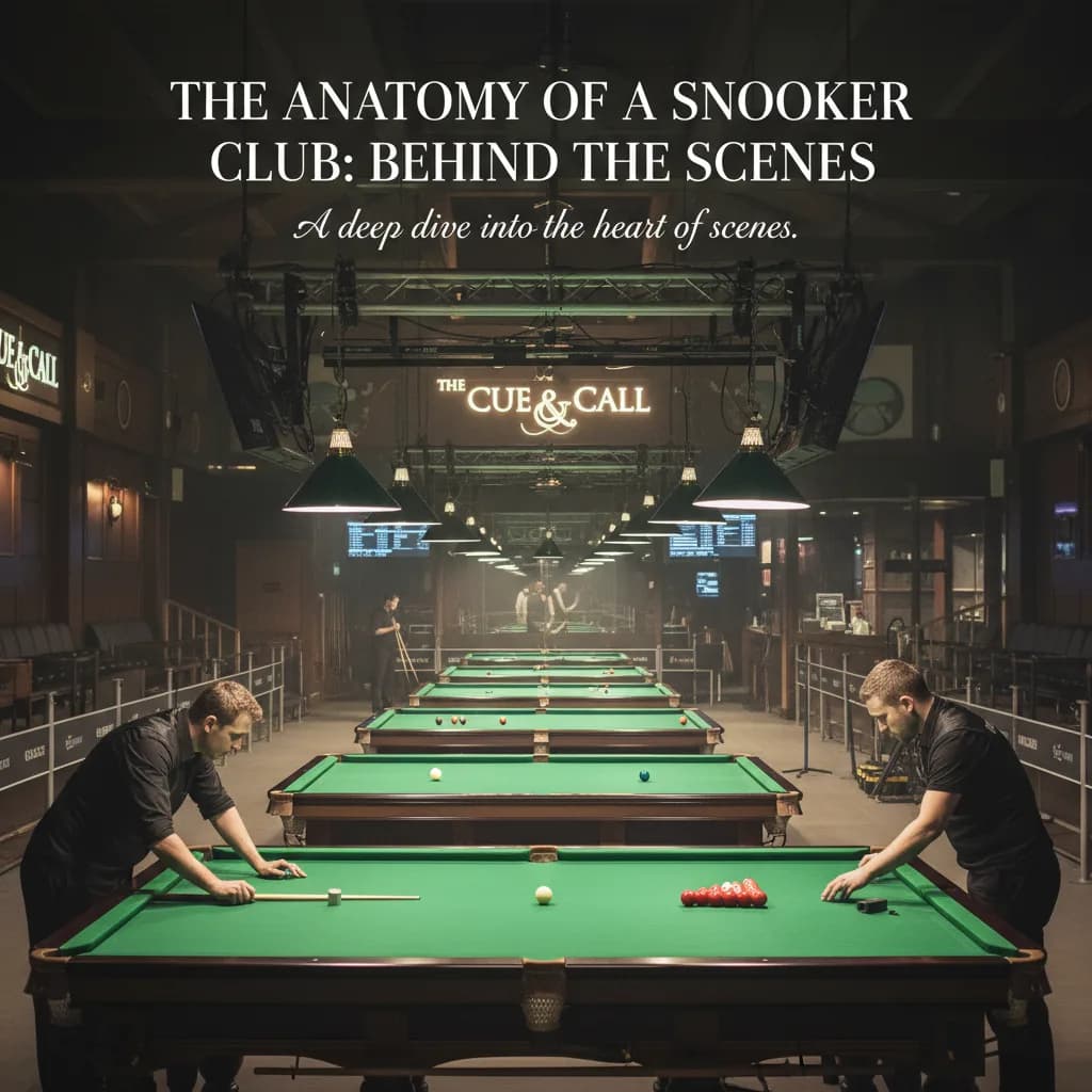 The Anatomy of a Snooker Club: Behind the Scenes