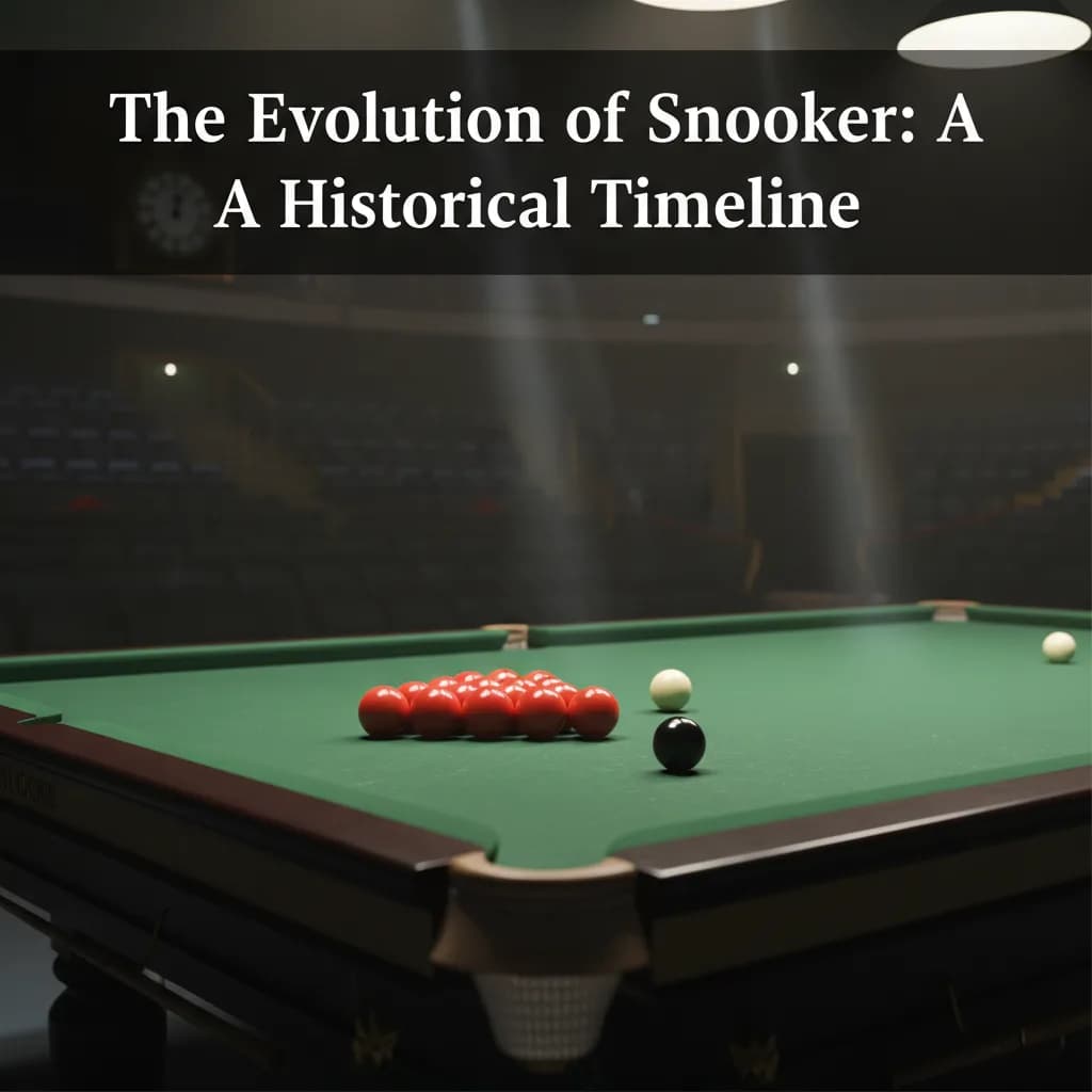 The Evolution of Snooker: A Historical Timeline