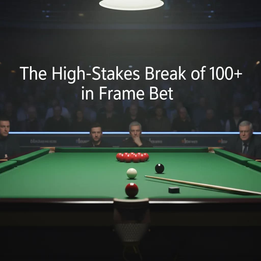 The High-Stakes Break of 100+ in Frame Bet