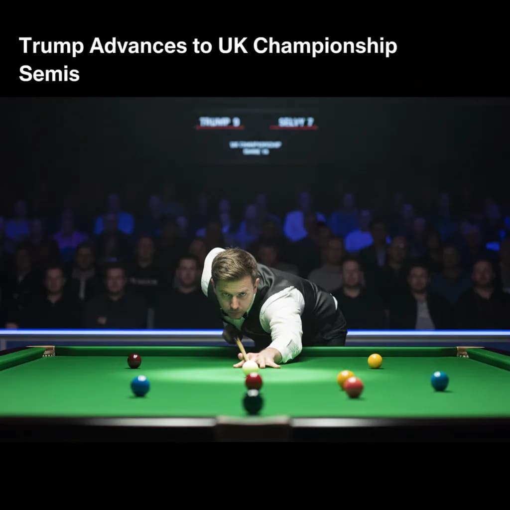 Trump Advances to UK Championship Semis