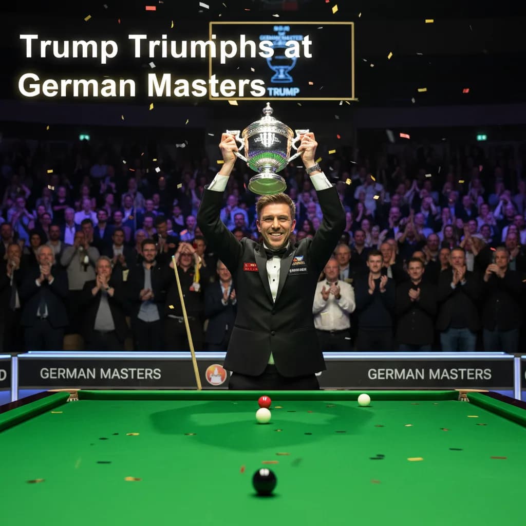 Trump Triumphs at German Masters