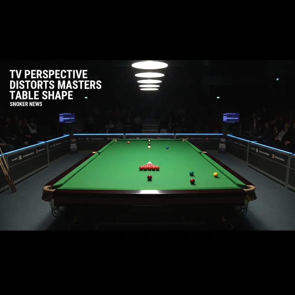 TV Perspective Distorts Masters Table Shape