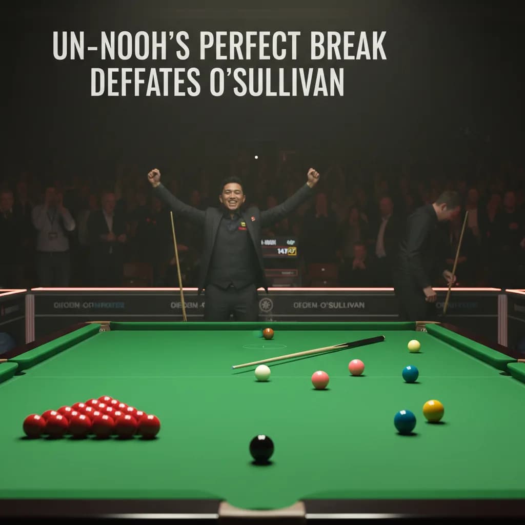 Un-Nooh's Perfect Break Defeats O'Sullivan