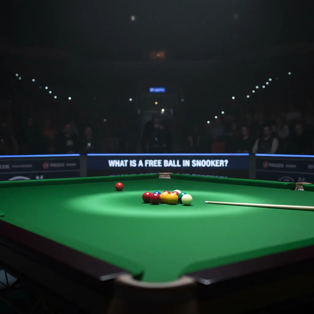 What is a Free Ball in Snooker?