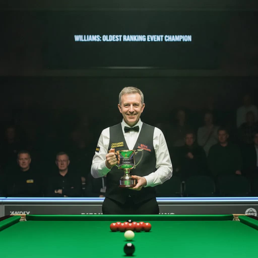 Williams oldest ranking event champion