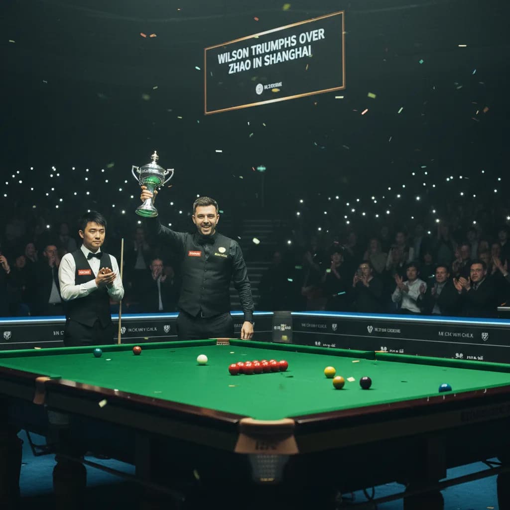 Wilson triumphs over Zhao in Shanghai