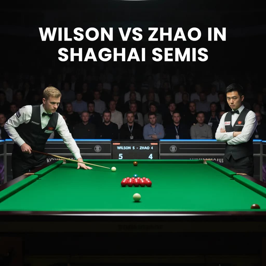 Wilson vs Zhao in Shanghai Semis