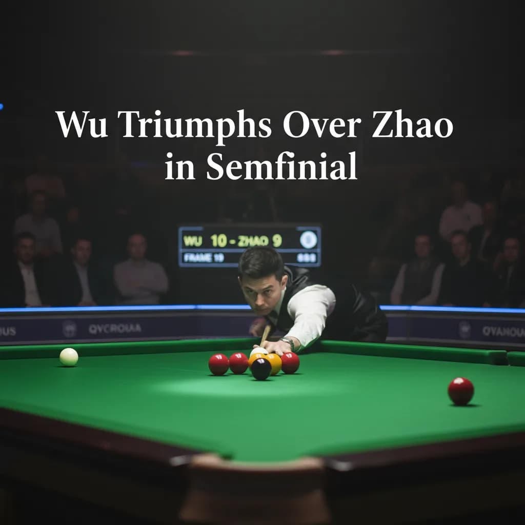 Wu Triumphs Over Zhao in Semifinal